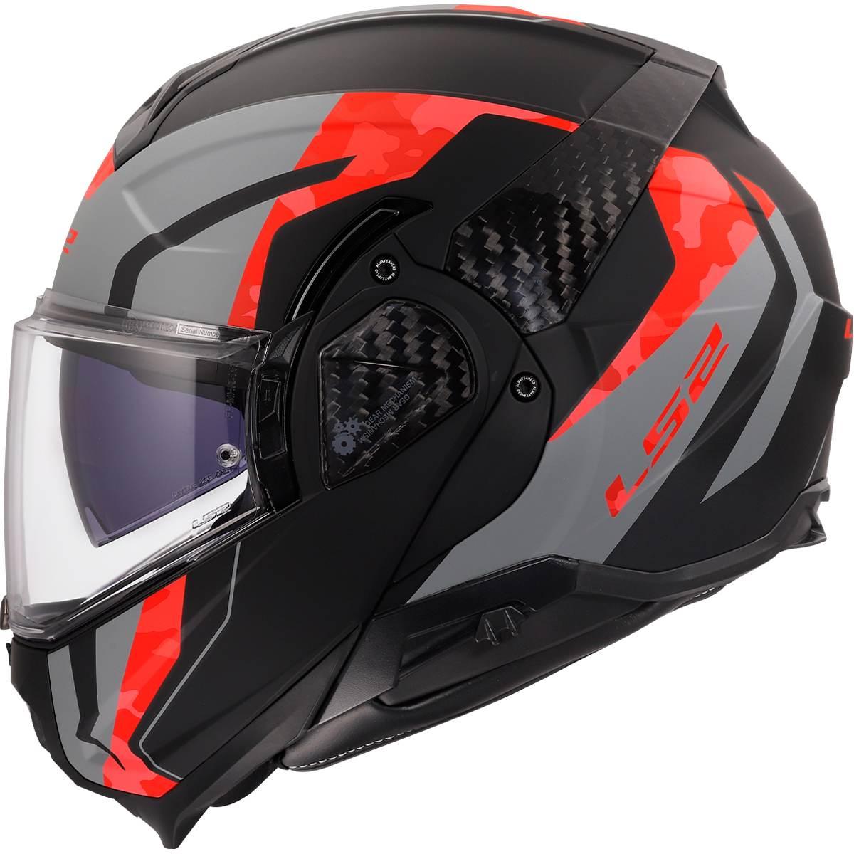 Ls2 ff910 advant ii glide black grey red