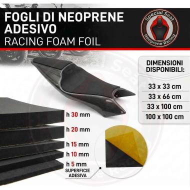 Neoprene adesivo spessore 20 mm - misura 33x33cm