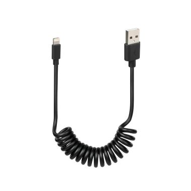 Cavo a spirale apple 8 pin 1m max (ricarica+dati)