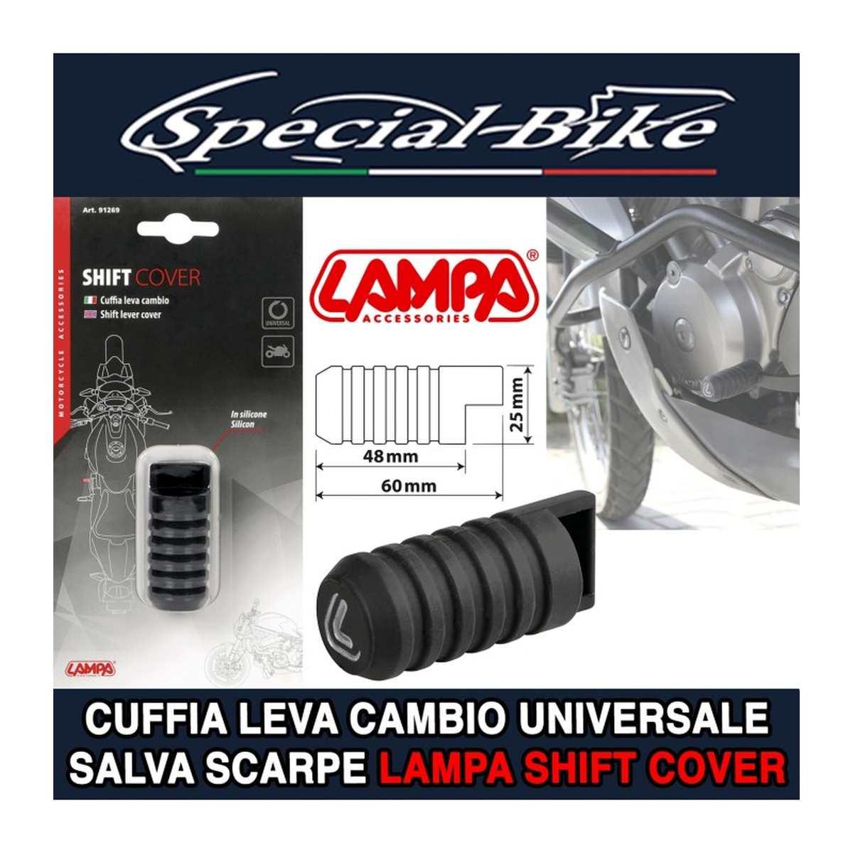 Salvascarpa in silicone per leva cambio moto