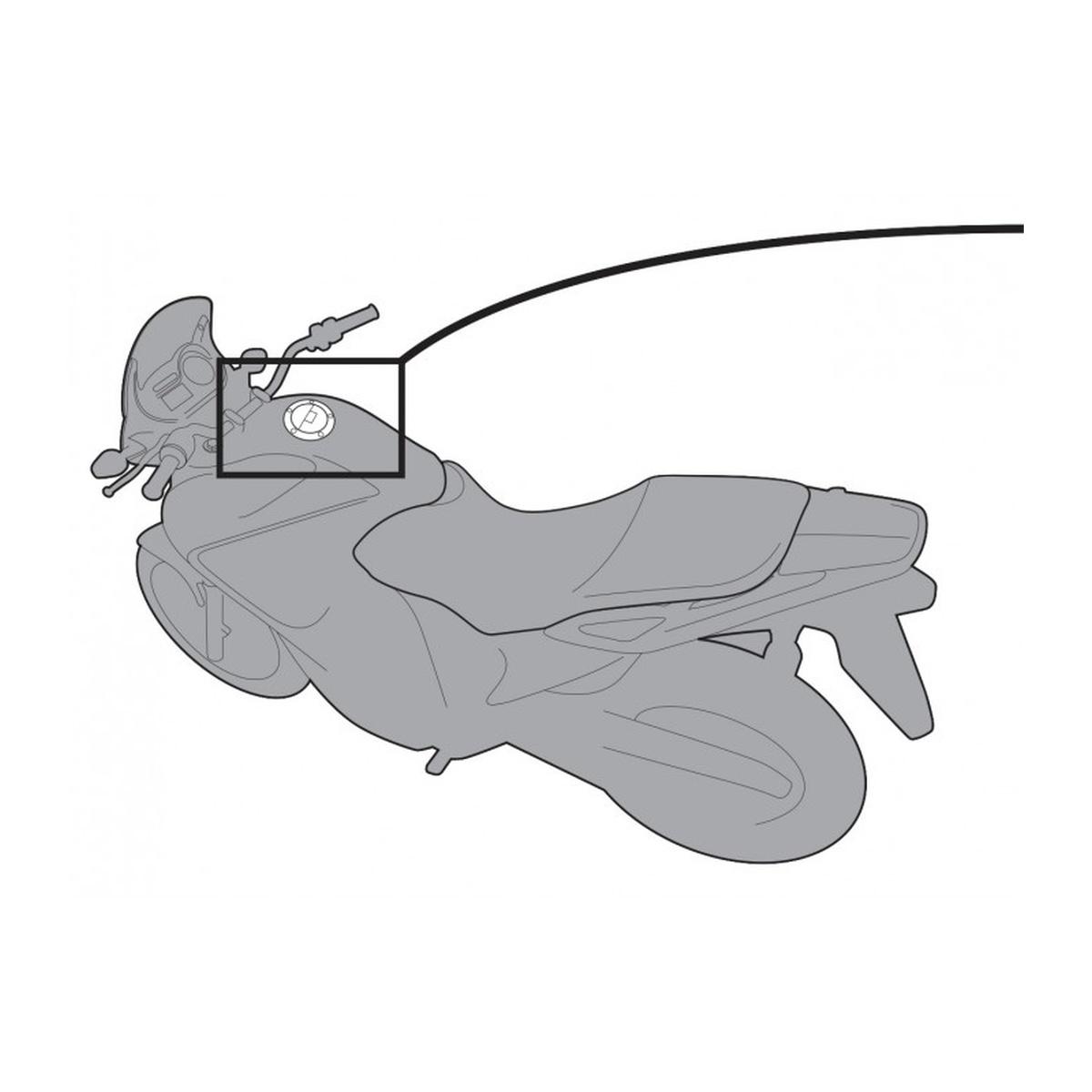 Flangia GIVI per borse da serbatoio TANKLOCK, TanklockED BF05