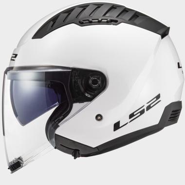 Ls2 of600 copter ii solid gloss white-06