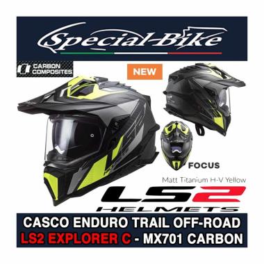 Ls2 mx701 explorer c edge black fluo orange