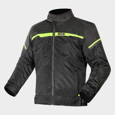 Ls2 riva lady jacket black neon yellow