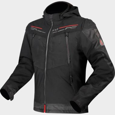 Ls2 zirconium man jacket black red