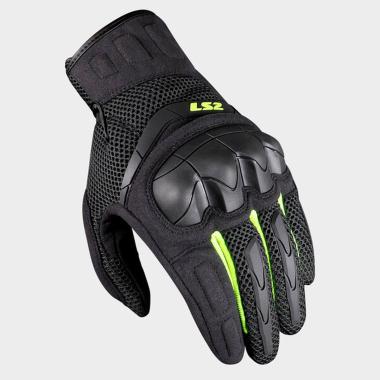 Ls2 kubra man gloves anthracite h-v yellow
