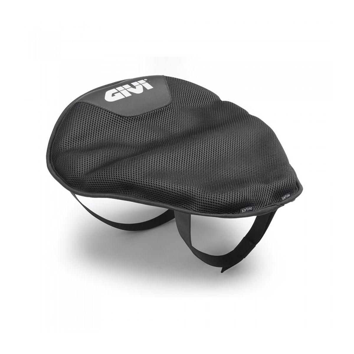 Cuscino da sella in tessuto nero ad aria