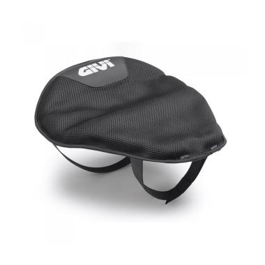 Cuscino da sella in tessuto nero ad aria